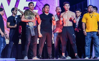 ONE 161: Petchmorakot vs. Tawanchai Final Weight and Hydration Results + Faceoff Photos